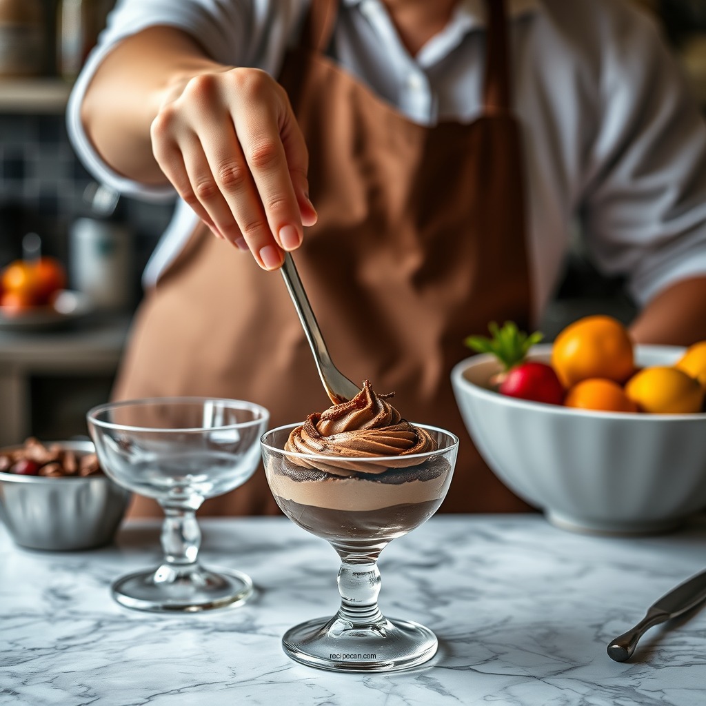 Step-by-Step Preparation - french chocolate mousse recipe