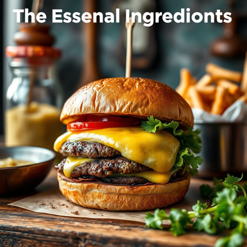 The Essential Ingredients - french onion soup burger recipe
