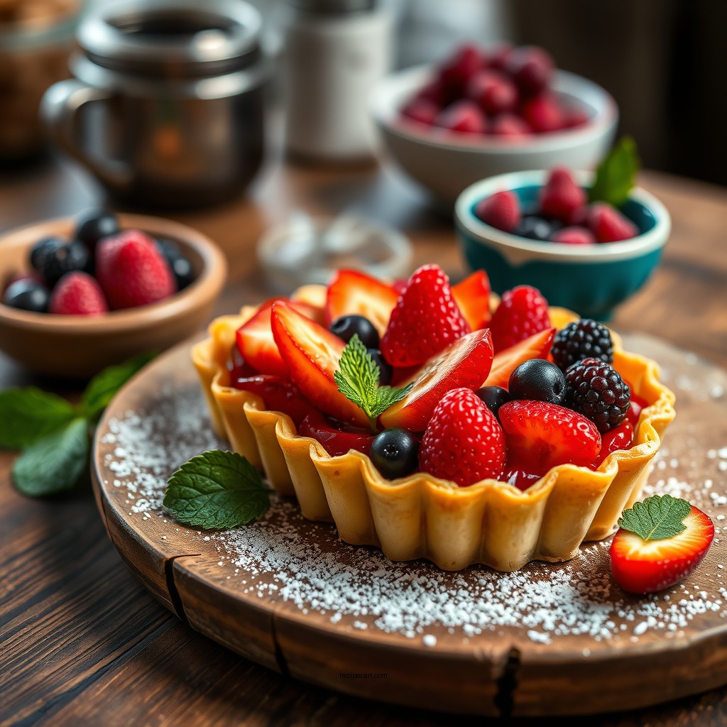 Classic French Fruit Tart - french tart recipes