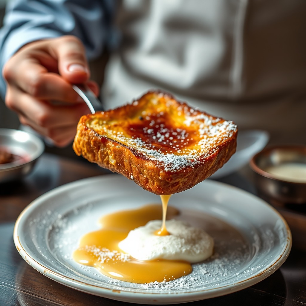 Step-by-Step Preparation - french toast custard recipe