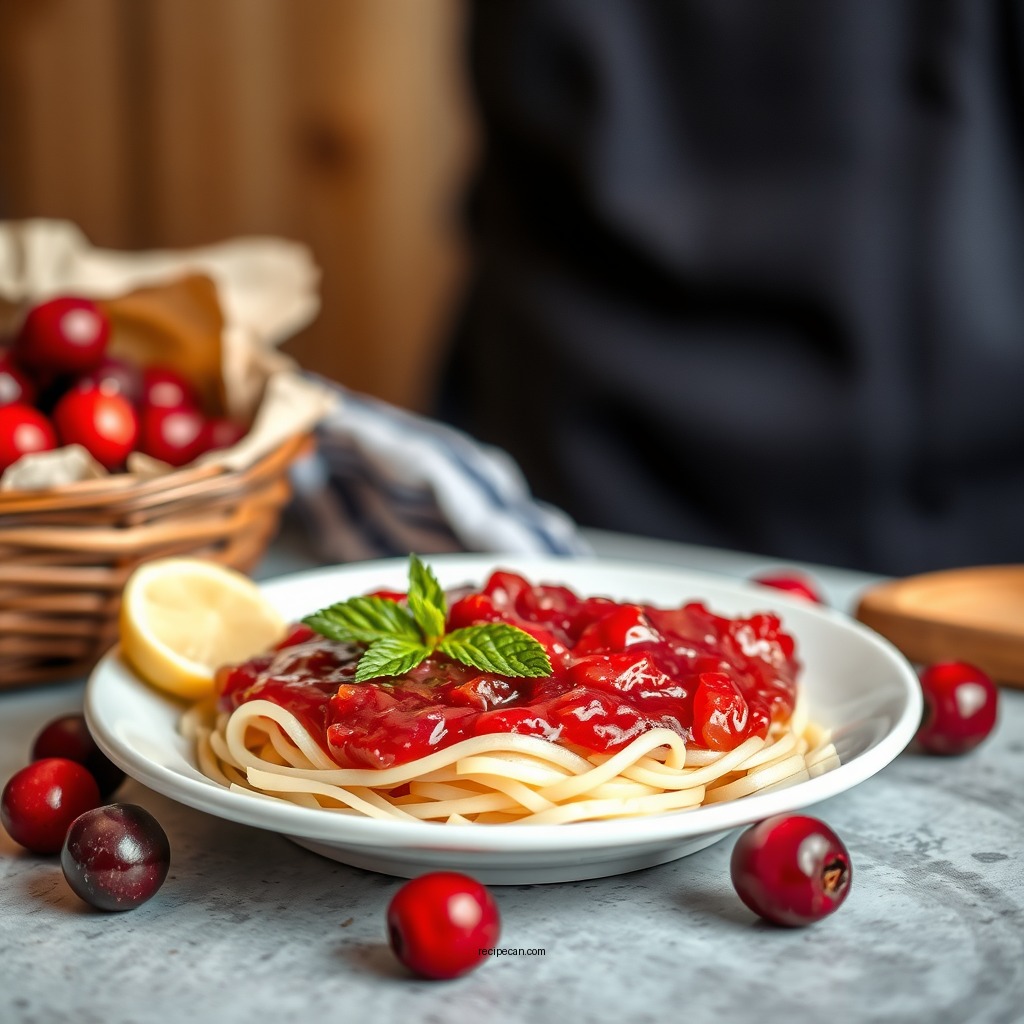 Ingredients for Fresh Cranberry Sauce - fresh cranberry sauce recipe