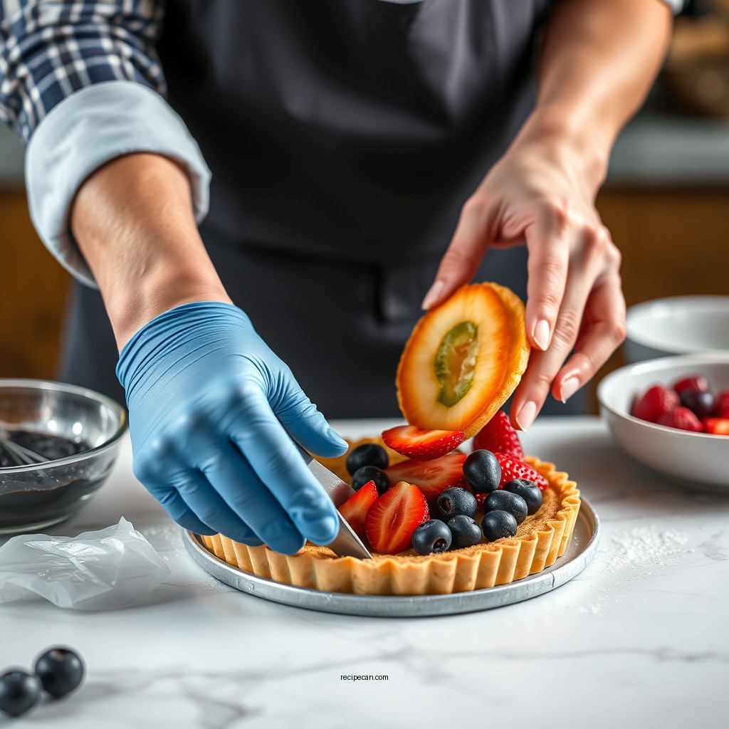 Step-by-Step Instructions for the Tart Crust - fresh fruit tart recipe