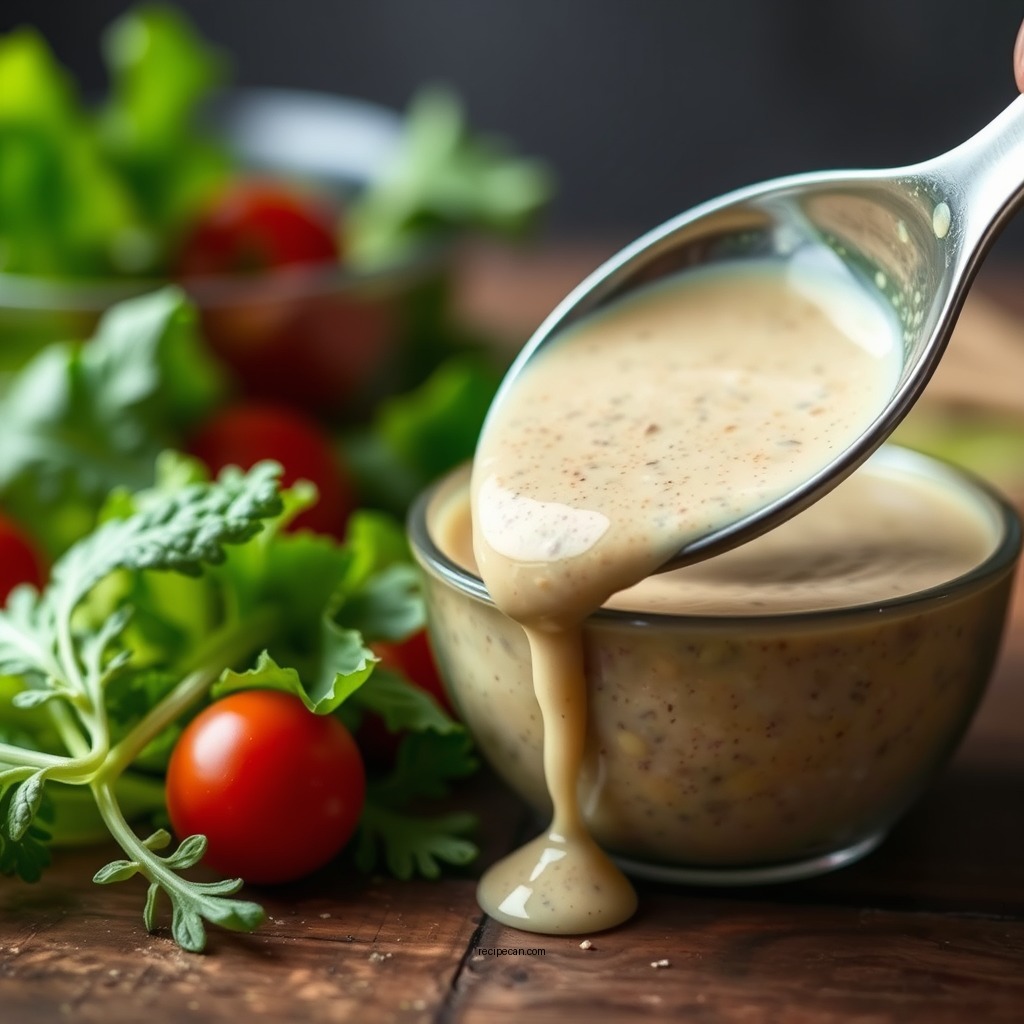 Preparing the Dressing - fresh market chicken salad recipe