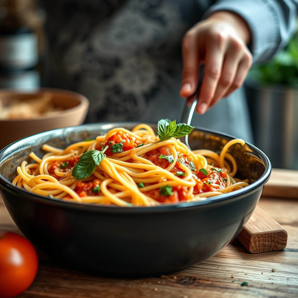 Step-by-Step Cooking Instructions - fresh tomato pasta sauce recipe