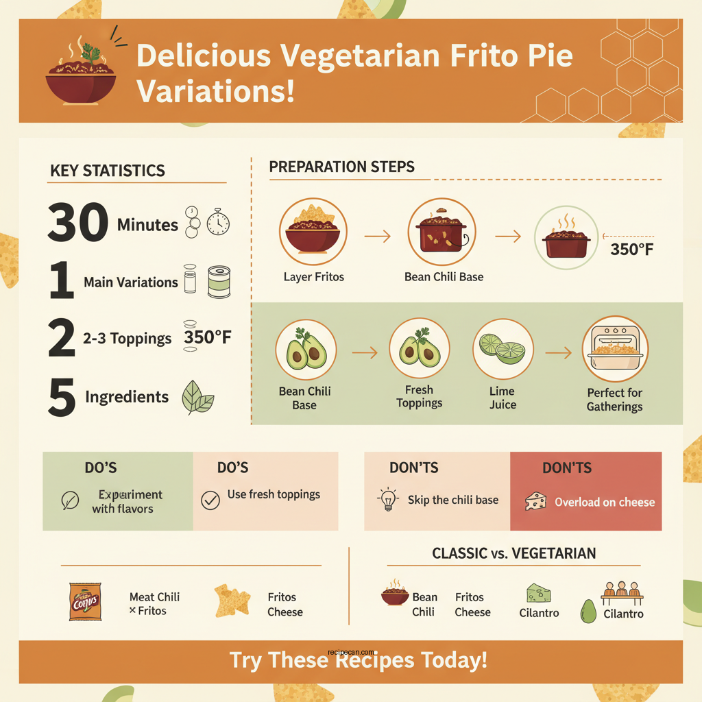 frito pie recipes - Data Infographic and Statistics