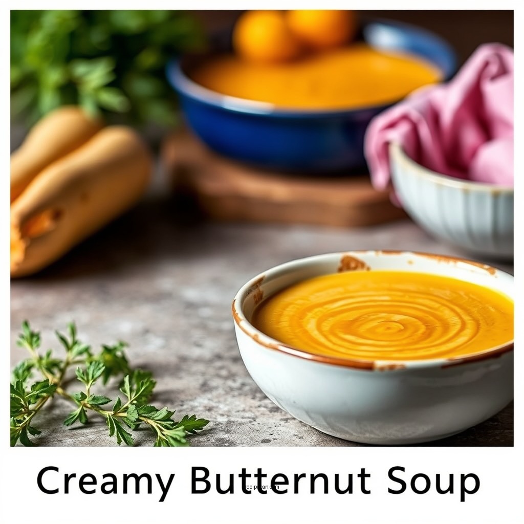 Creamy Butternut Squash Soup - frozen butternut squash recipes