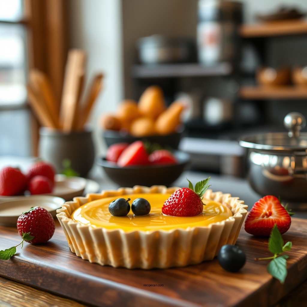 Choosing the Right Ingredients - fruit tart recipe custard