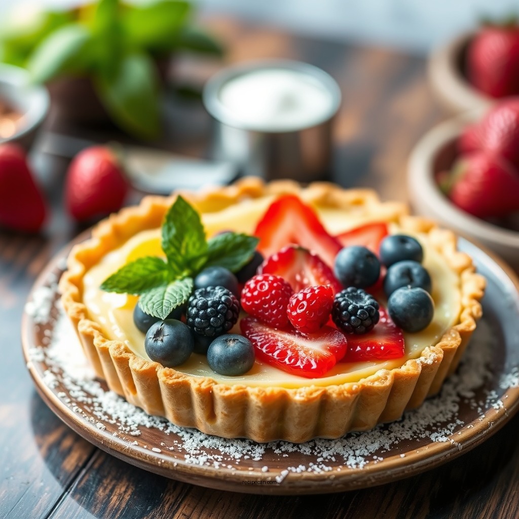 Basic Fruit Tart Crust - fruit tart recipes easy