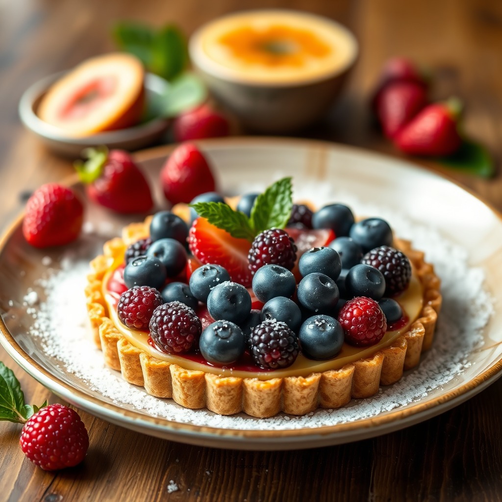No-Bake Fruit Tart - fruit tart recipes