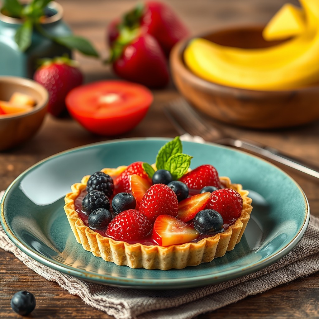 No-Bake Fruit Tart Recipe - fruit tarts recipes