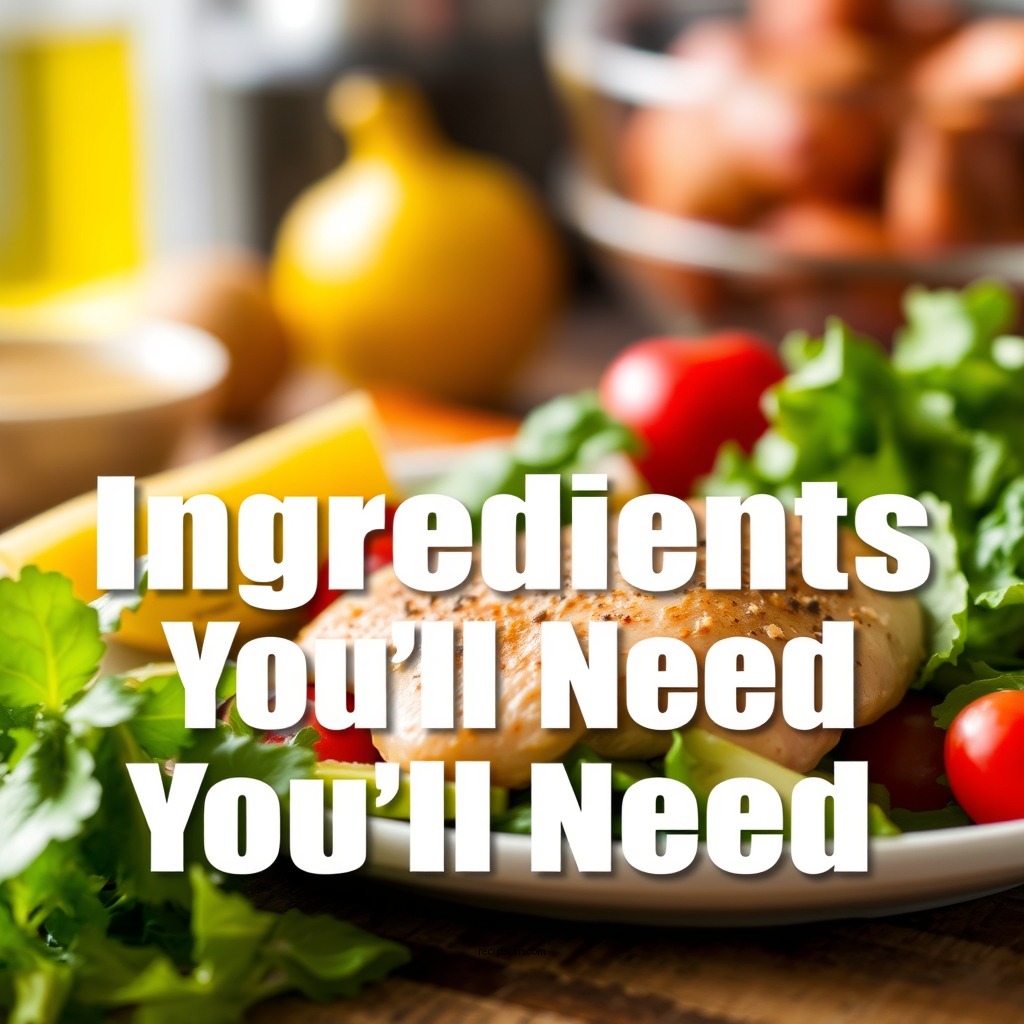 Ingredients You'll Need - fruited chicken salad recipe