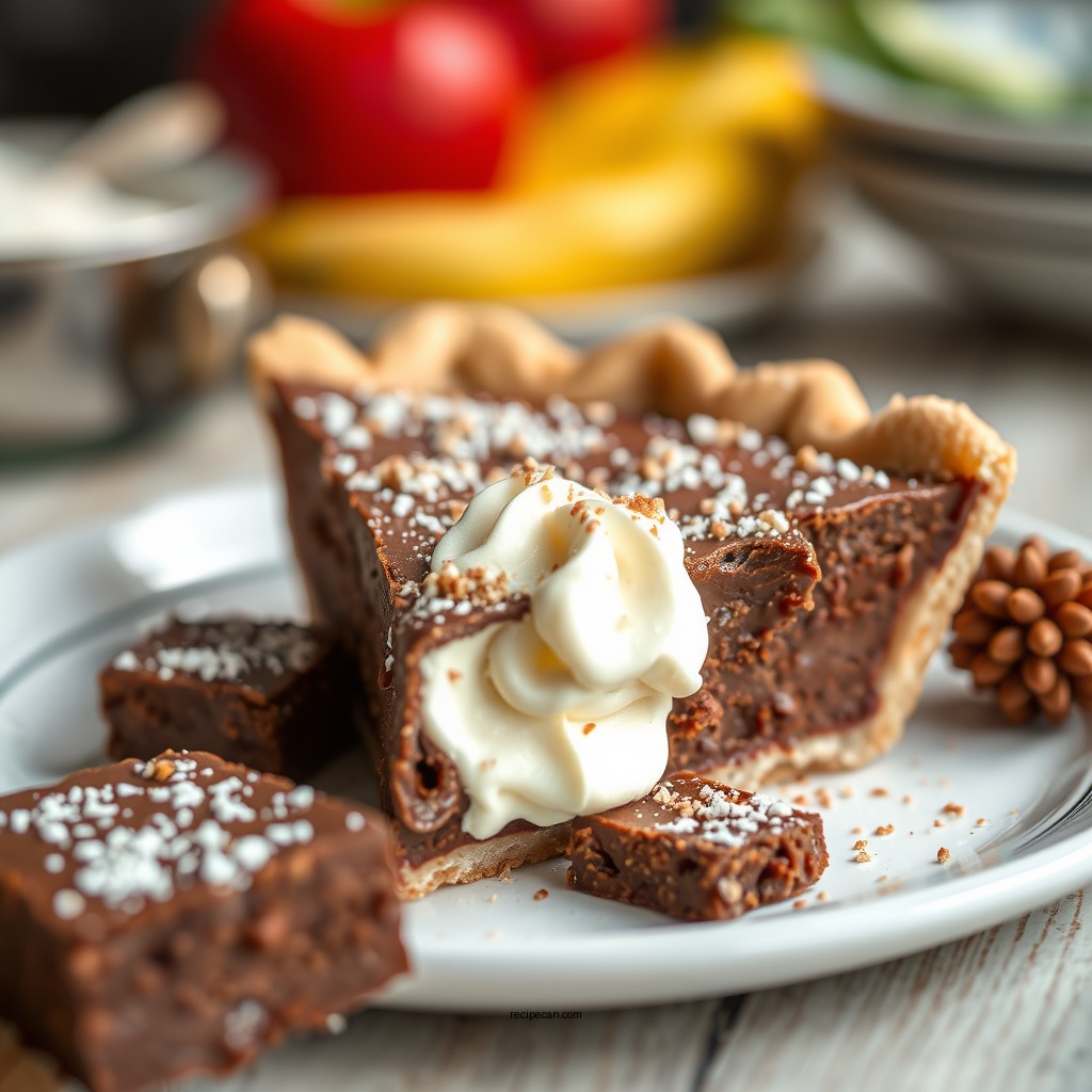Baking Instructions - fudge pie recipe