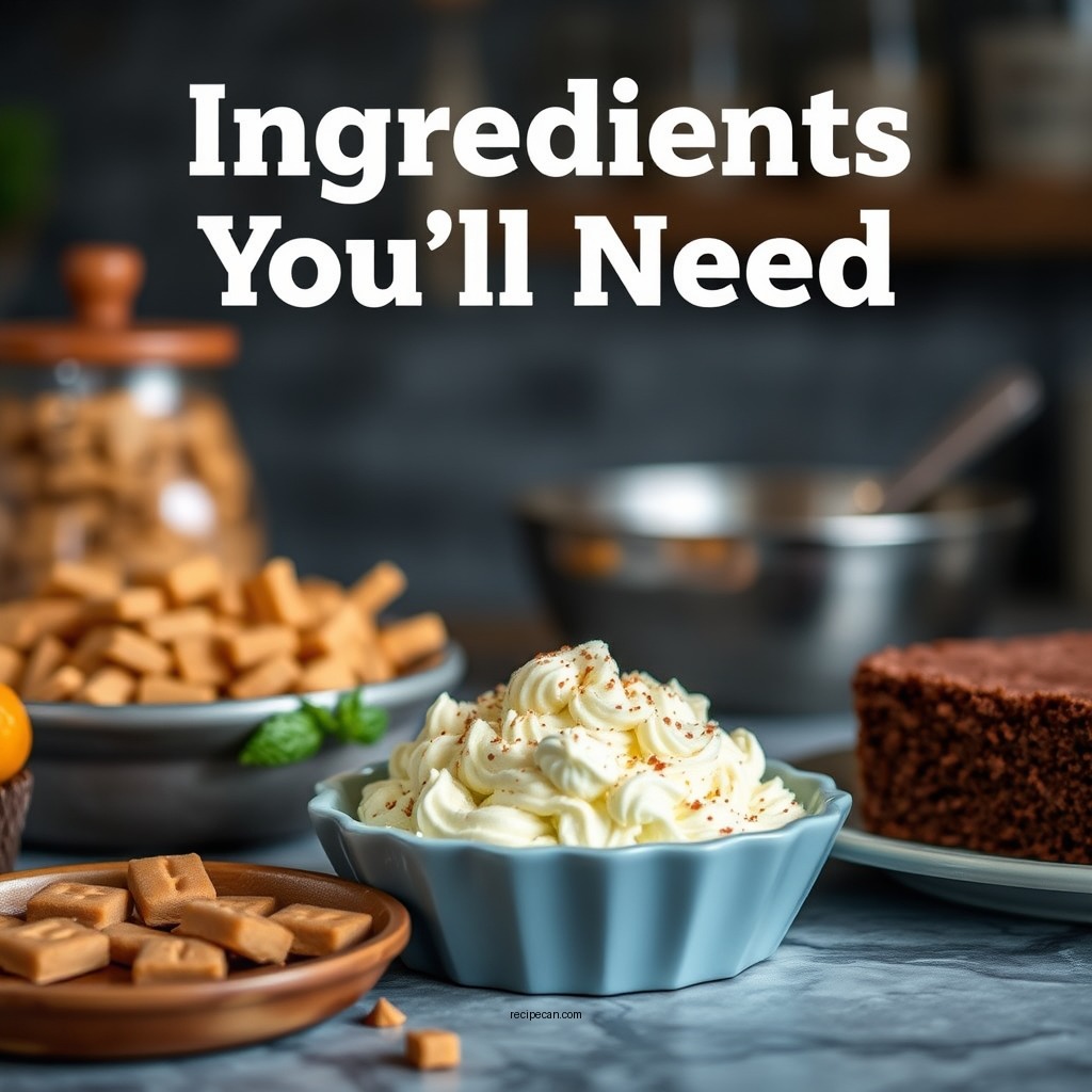 Ingredients You'll Need - fudge pie recipe