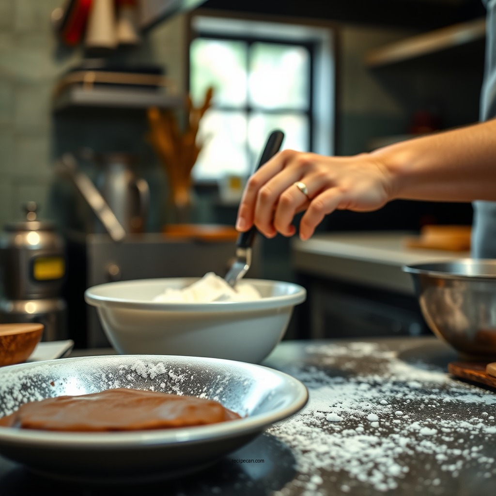 Step-by-Step Preparation - fudge pie recipe