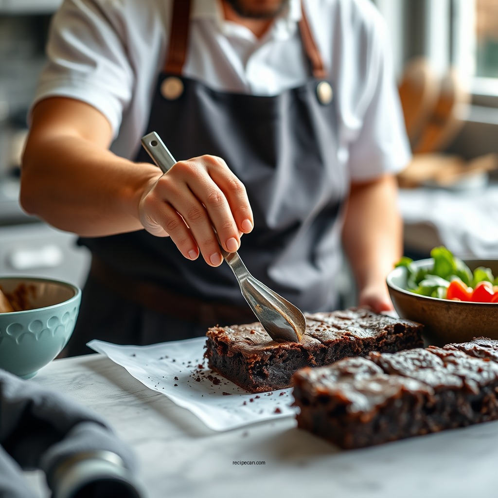 Step-by-Step Brownie Preparation - fudgy chocolate brownie recipe