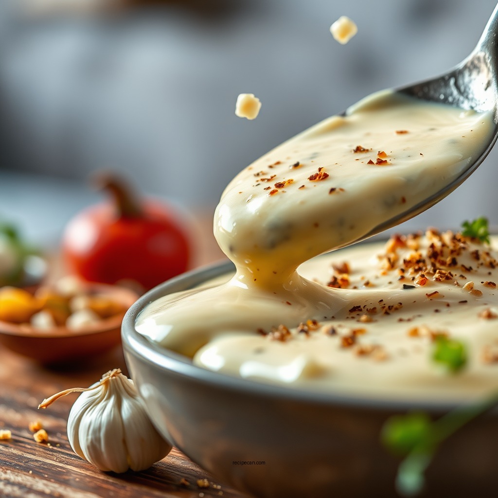 Seasoning Your Sauce - garlic cream sauce recipe