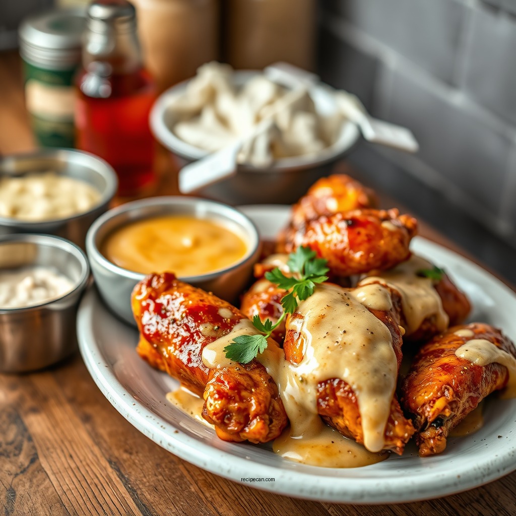 Ingredients You’ll Need - garlic parmesan wing sauce recipe