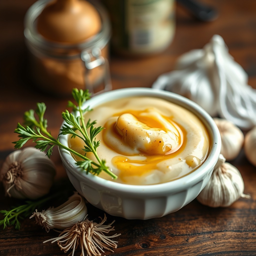 Ingredients You'll Need - garlic sauce recipe