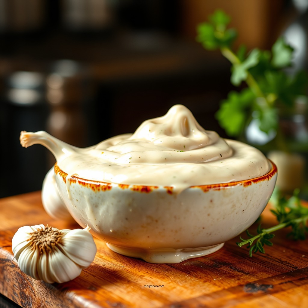 Classic Garlic Sauce - garlic sauce recipes
