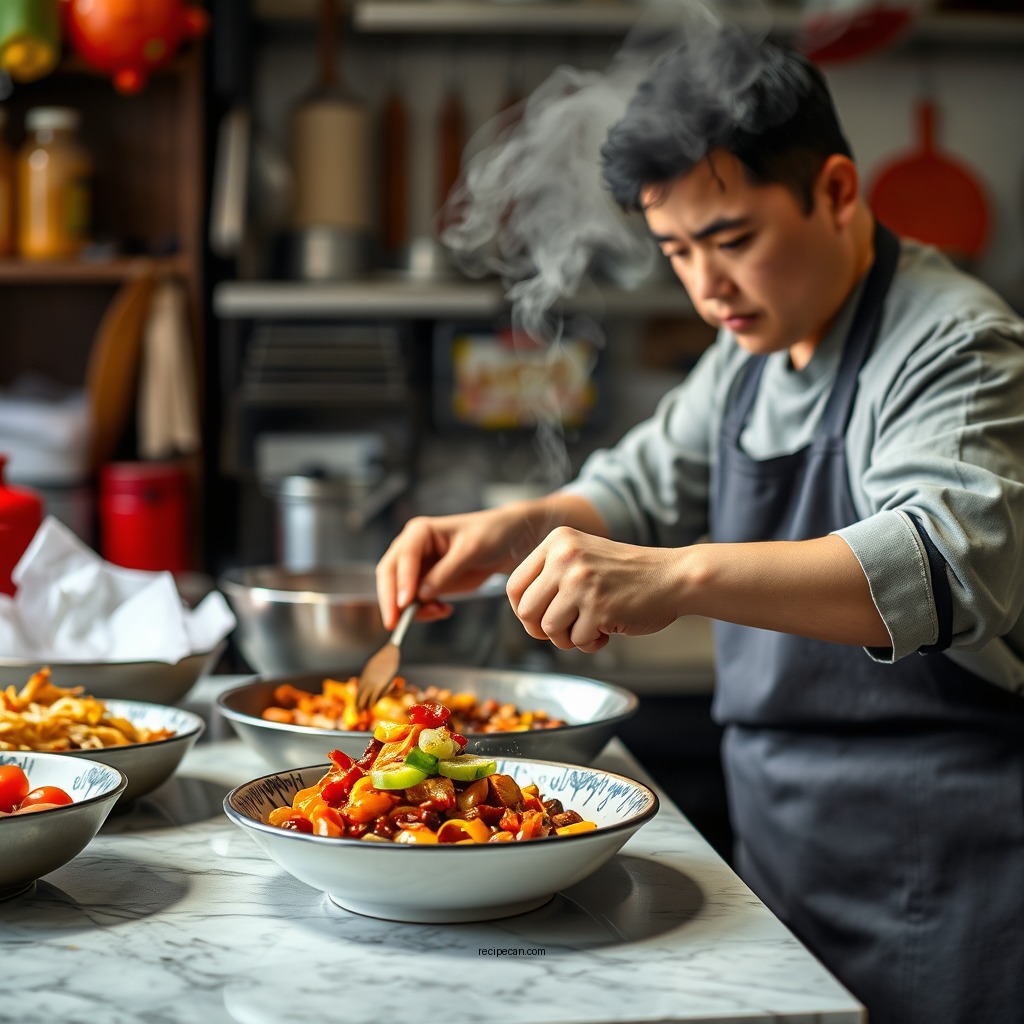 Step-by-Step Preparation - general tso sauce recipe