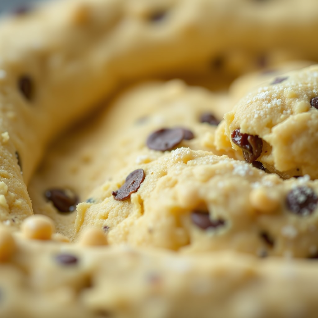 Mixing the Dough - ghirardelli chocolate chip cookie recipe