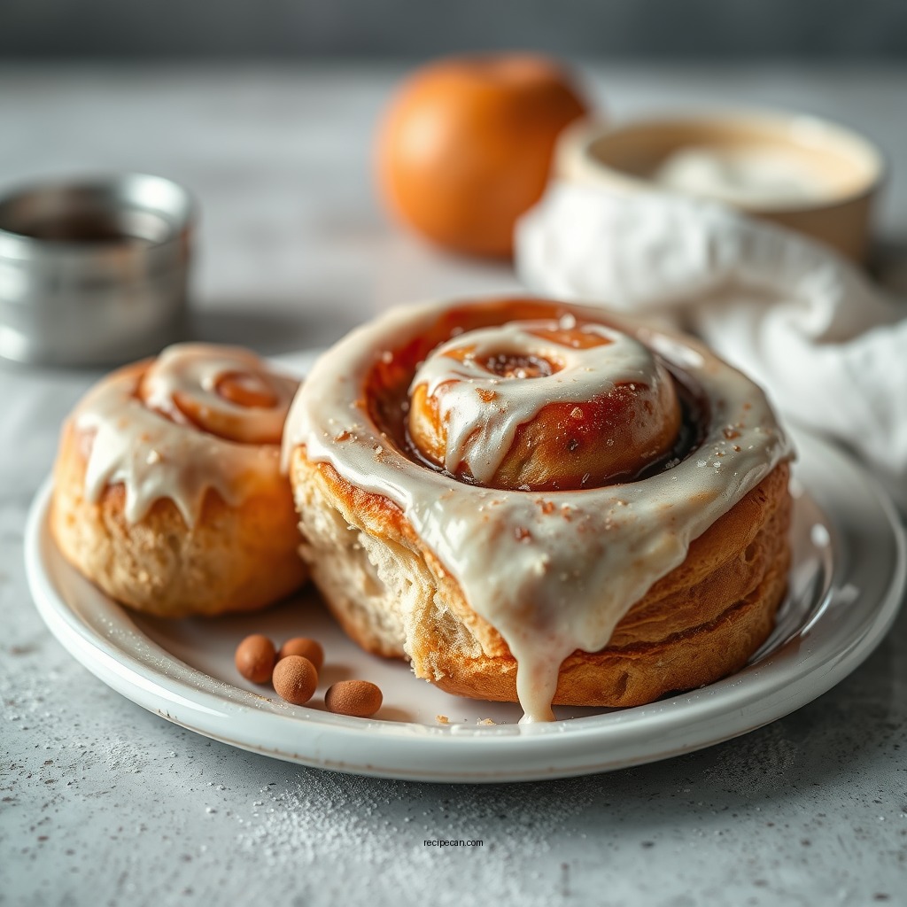 Ingredients You'll Need - giant fluffy cinnamon roll recipe