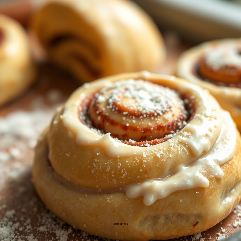 Rolling and Filling the Dough - giant fluffy cinnamon roll recipe