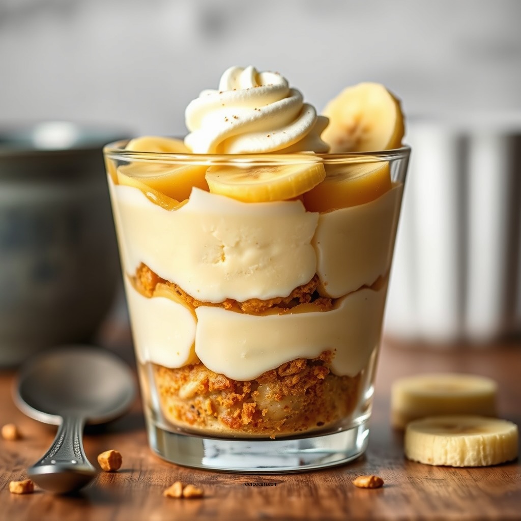 Layering Your Pudding - gluten free banana pudding recipe