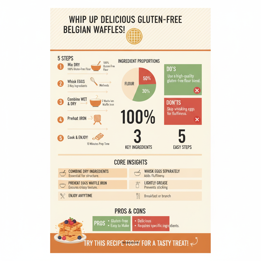 gluten free belgian waffle recipe - Data Infographic and Statistics