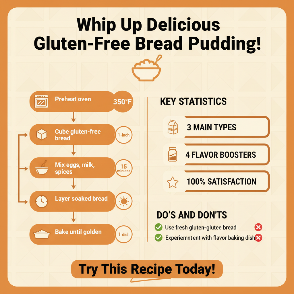 gluten free bread pudding recipe - Data Infographic and Statistics