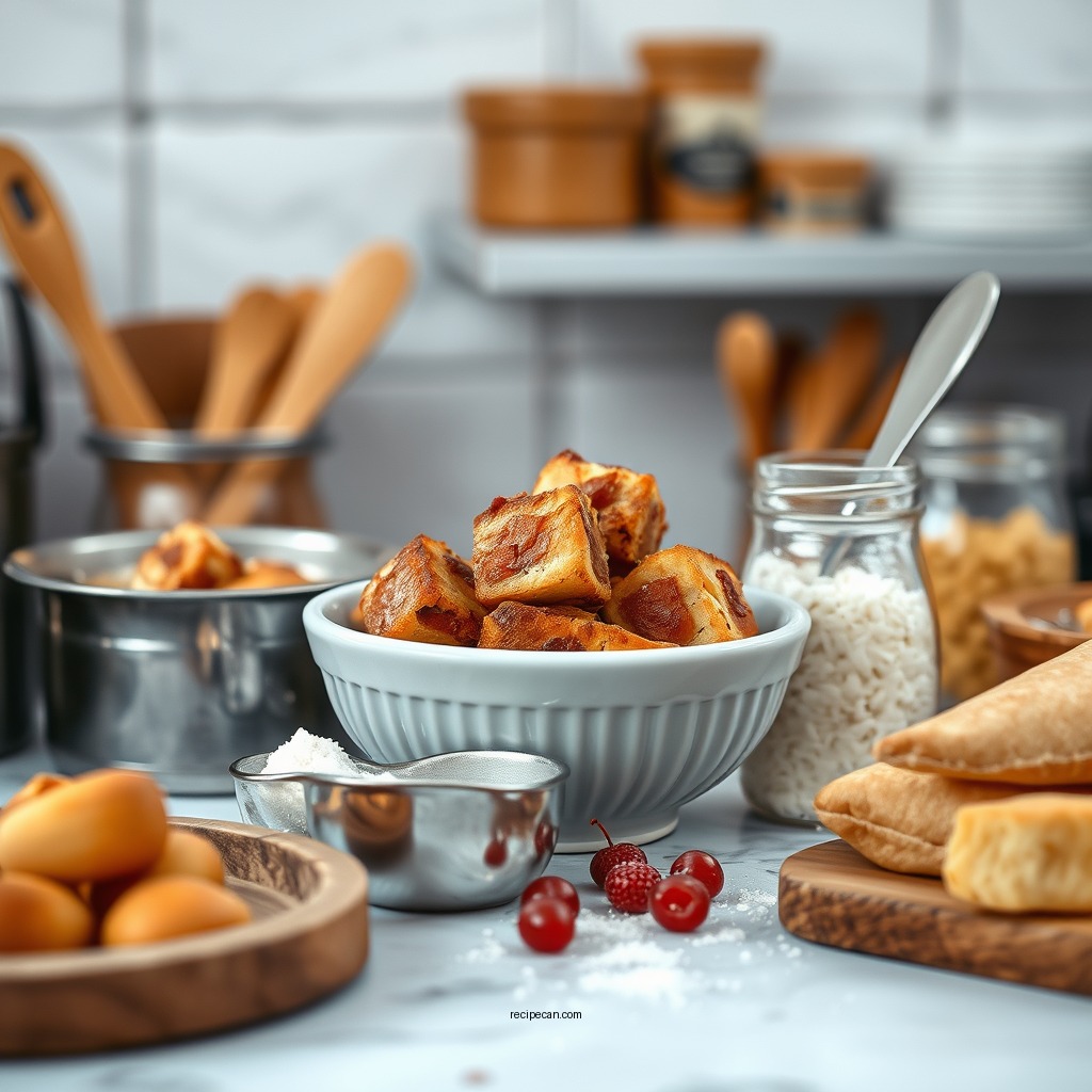 Ingredients You'll Need - gluten free bread pudding recipe