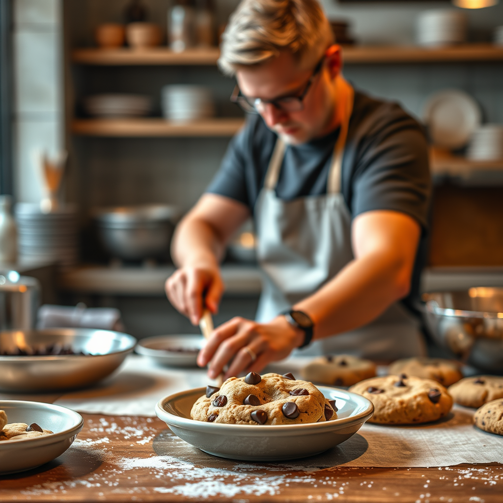 Step-by-Step Preparation - gluten free chocolate chip cookie recipe