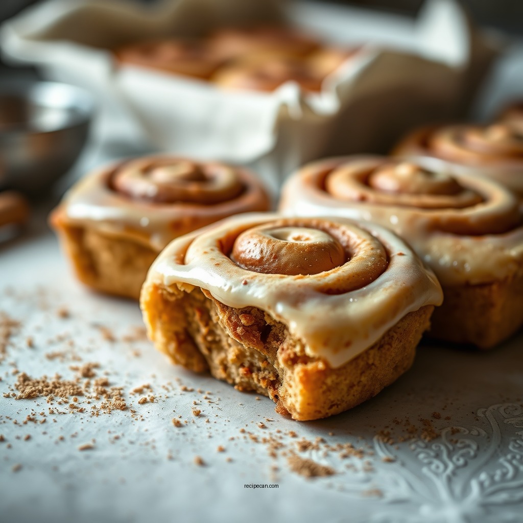 Making the Cinnamon Filling - gluten free cinnamon rolls recipe