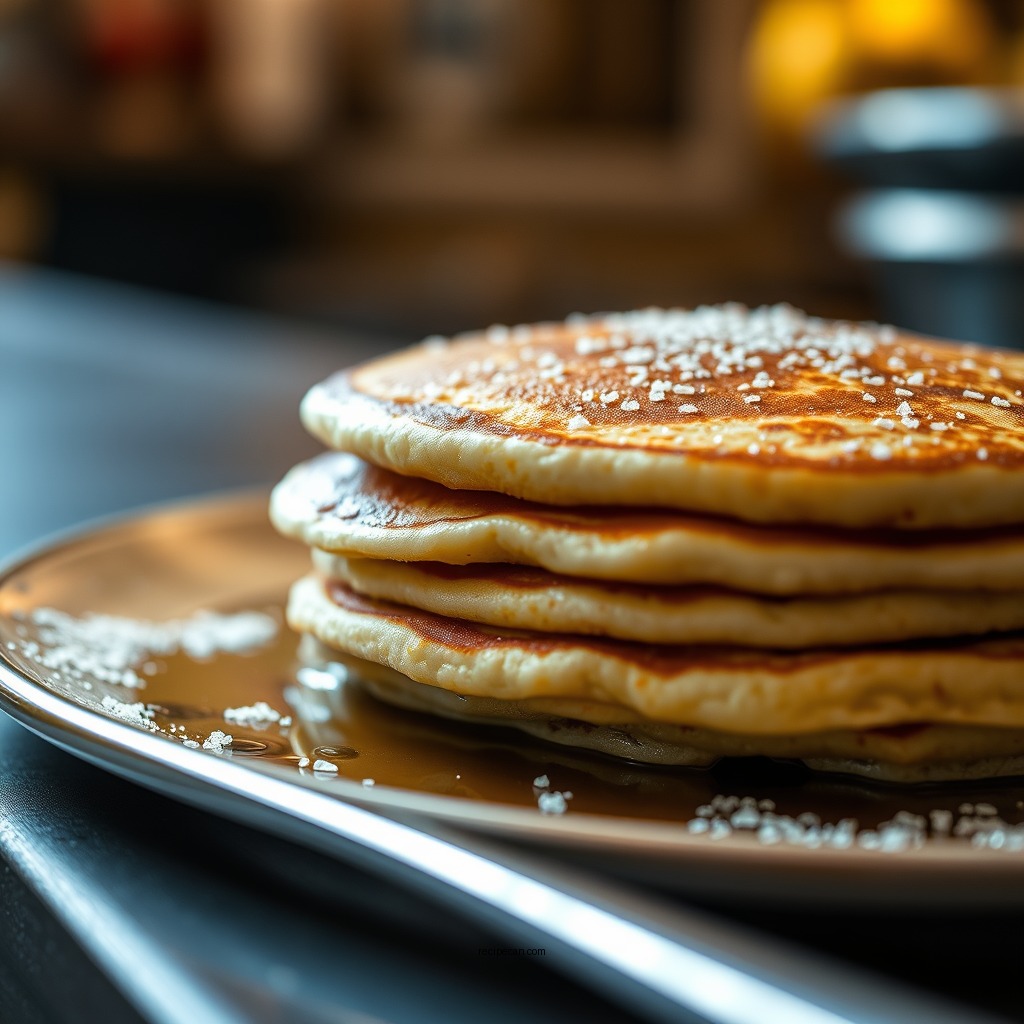 Cooking the Pancakes - gluten free pancakes recipe