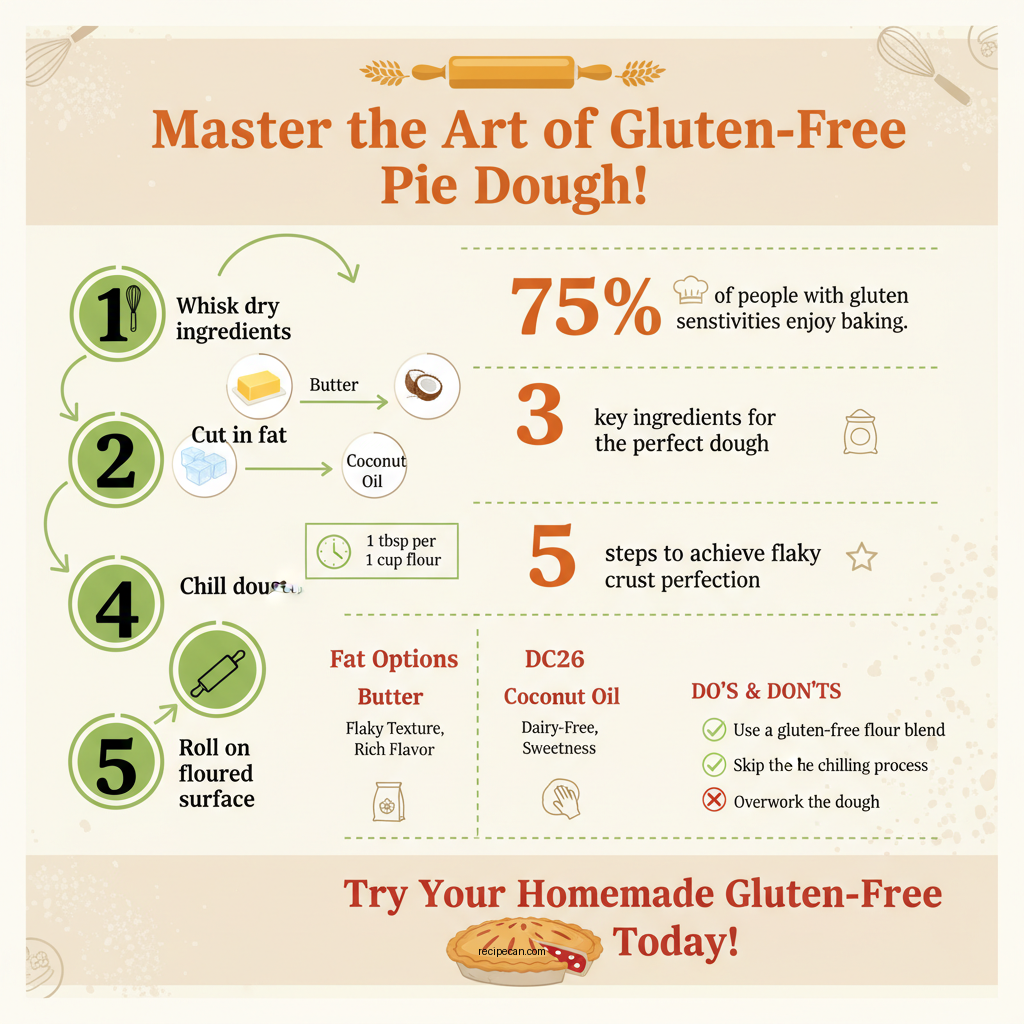 gluten free pie dough recipe - Data Infographic and Statistics
