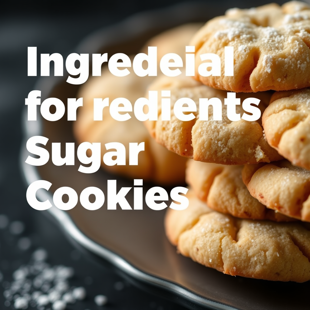 Essential Ingredients for Gluten Free Sugar Cookies - gluten free sugar cookie recipe