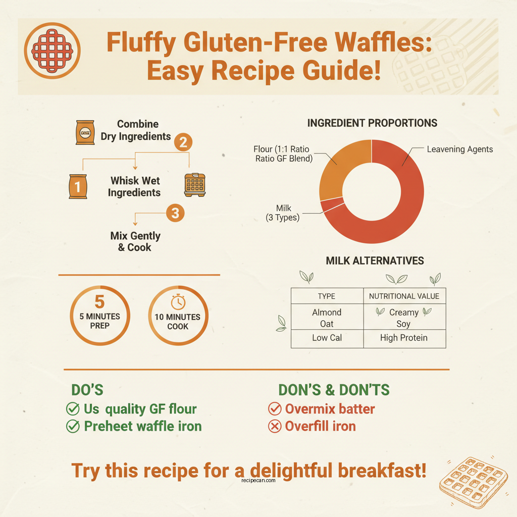 gluten-free waffle recipe - Data Infographic and Statistics