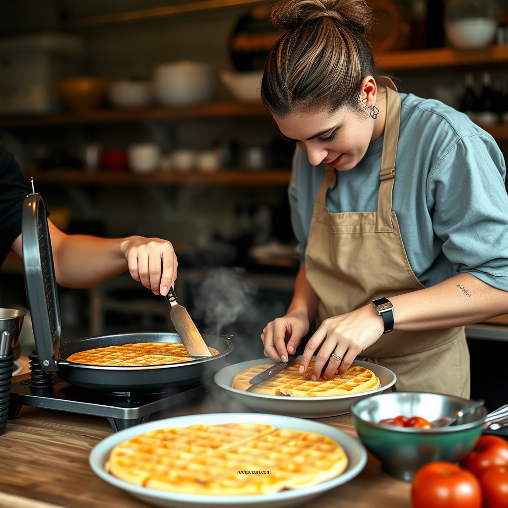 Step-by-Step Preparation - gluten-free waffle recipe