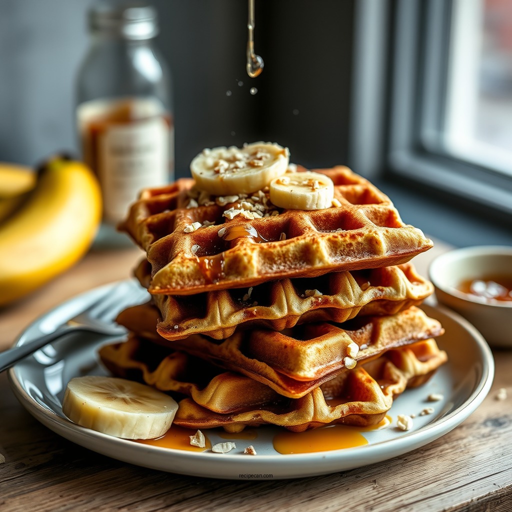 Banana Oat Gluten-Free Waffles - gluten-free waffles recipes