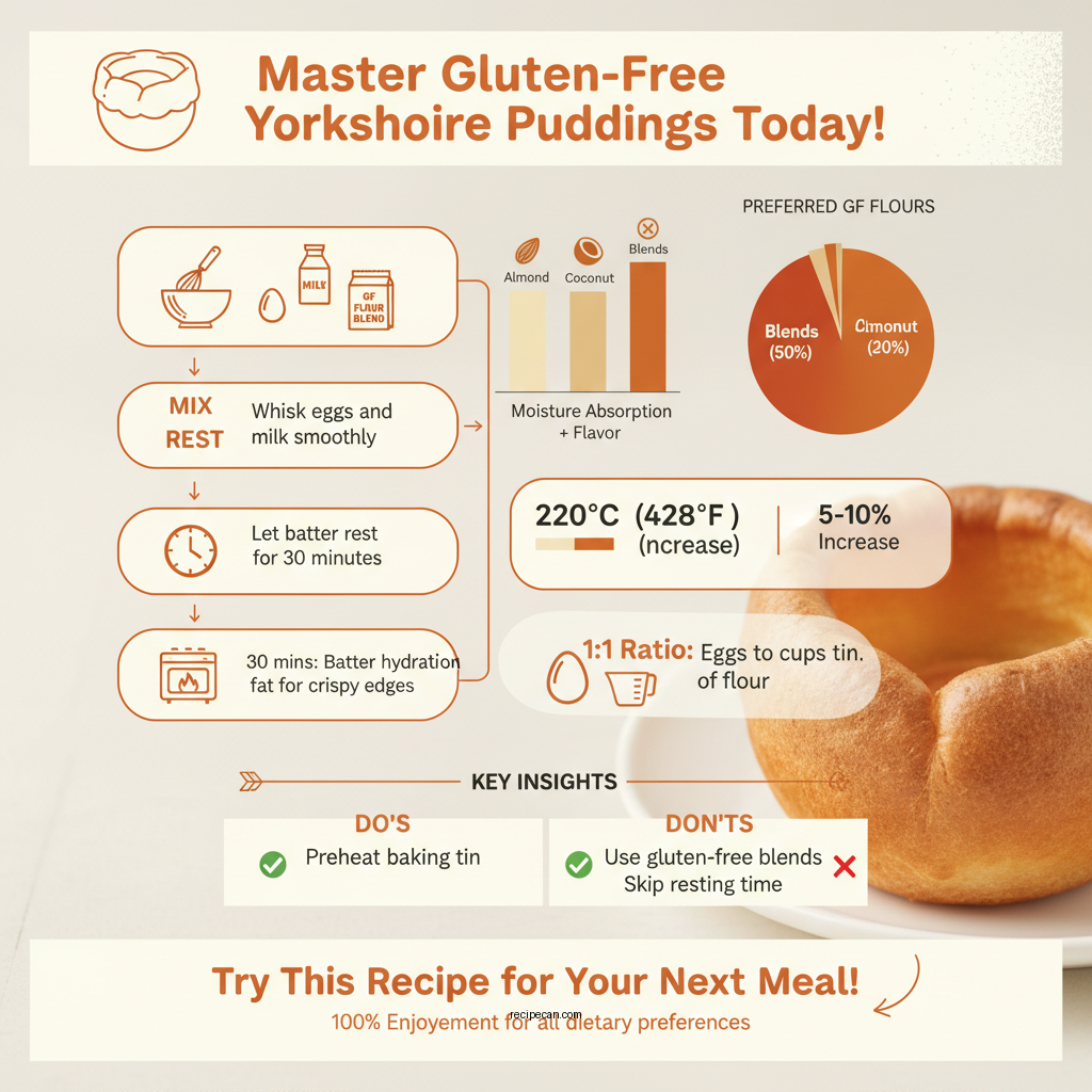 gluten free yorkshire pudding recipe - Data Infographic and Statistics