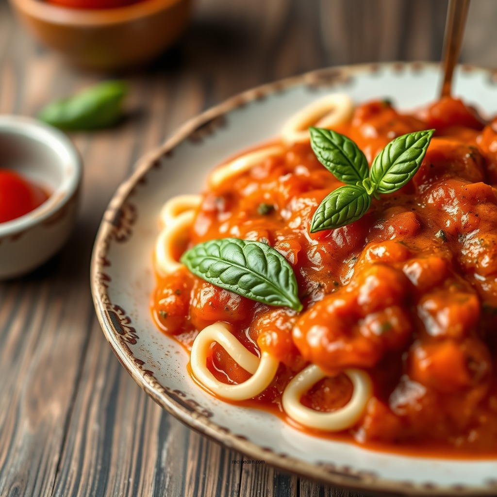 Classic Tomato Basil Sauce - gnocchi sauce recipes