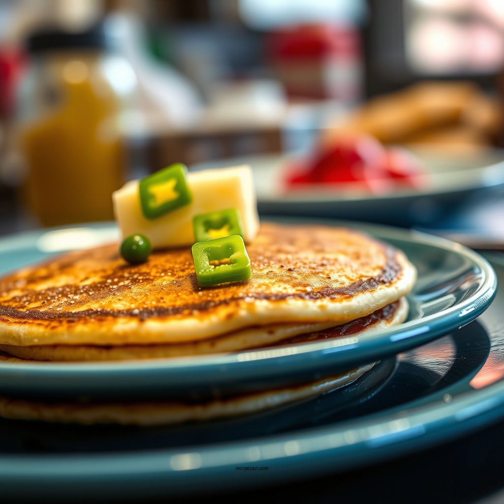 Cooking the Pancakes - golden diner pancake recipe