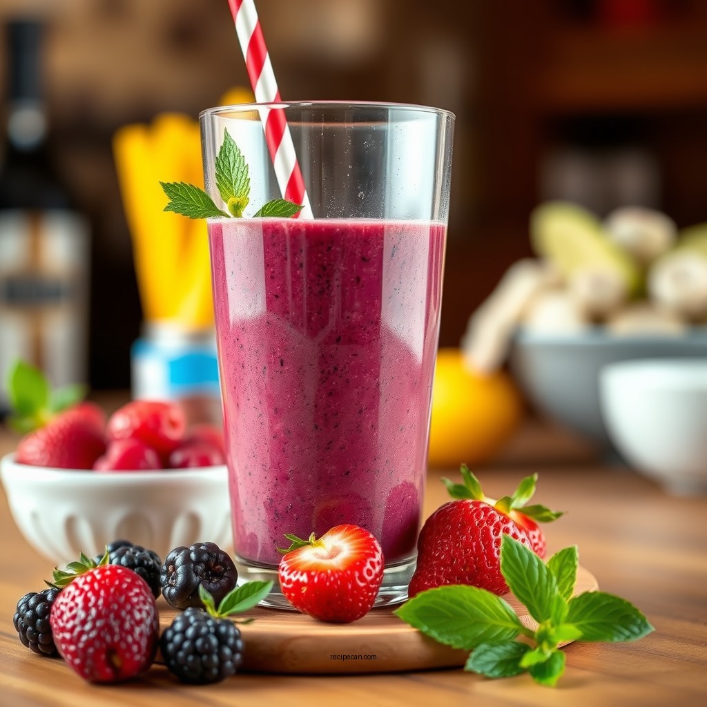 Berry Blast Smoothie - good breakfast smoothie recipes