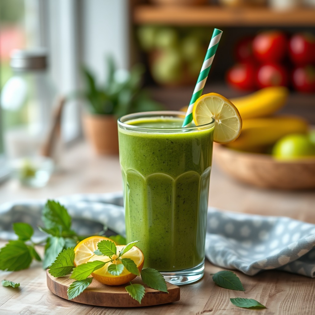 Green Power Smoothie - good breakfast smoothie recipes