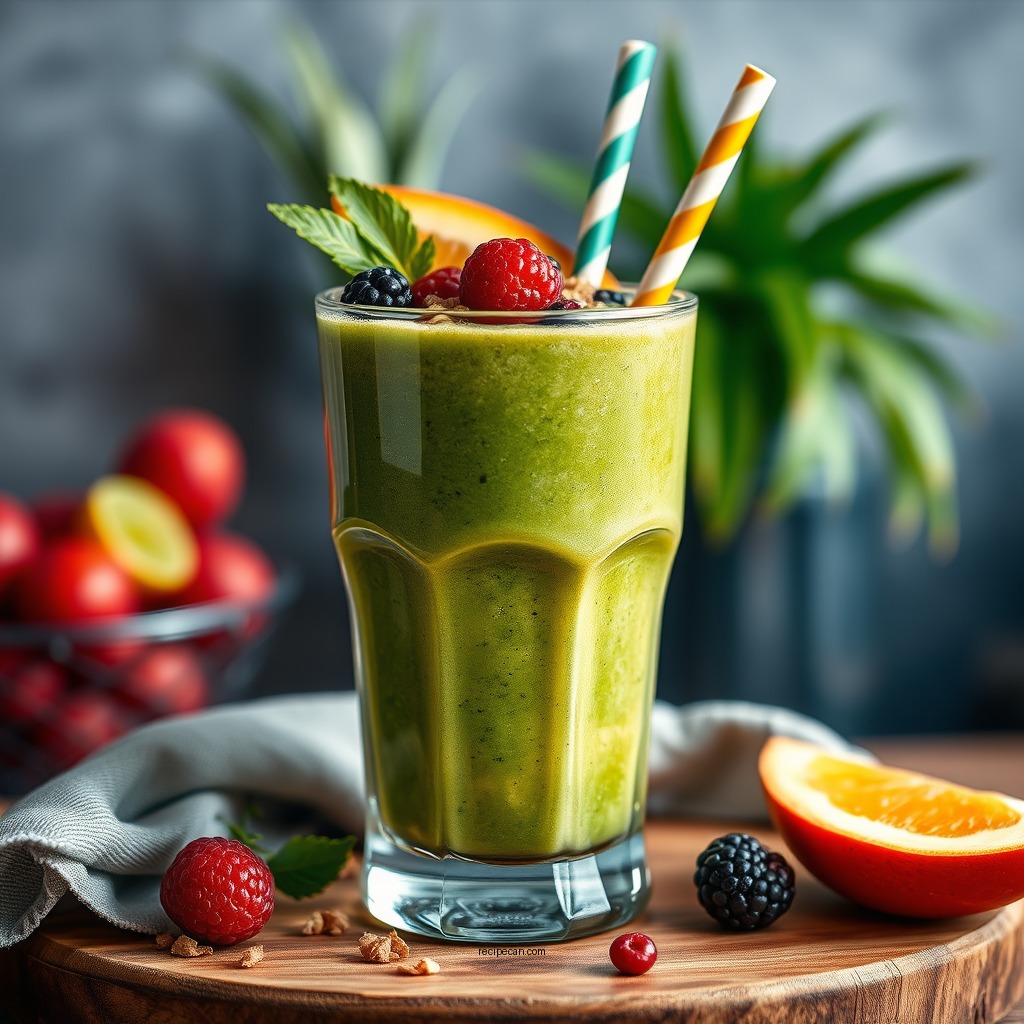 Tropical Paradise Smoothie - good breakfast smoothie recipes