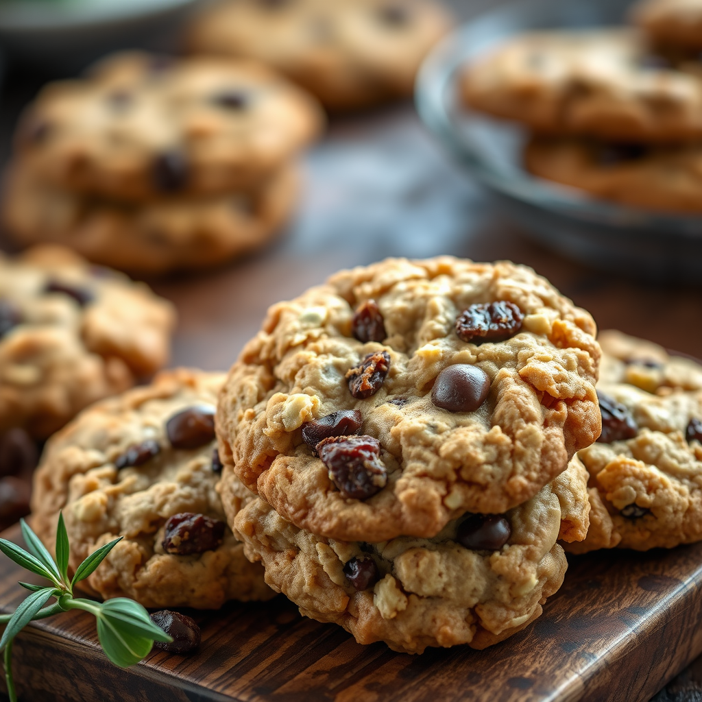 Chewy Oatmeal Raisin Cookies - good cookie recipes