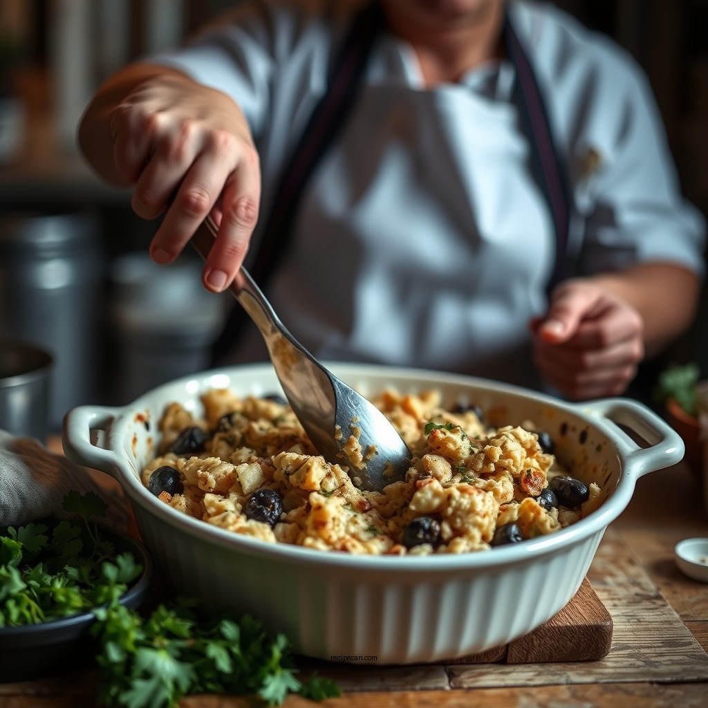 Preparing the Filling - good shepherd's pie recipe