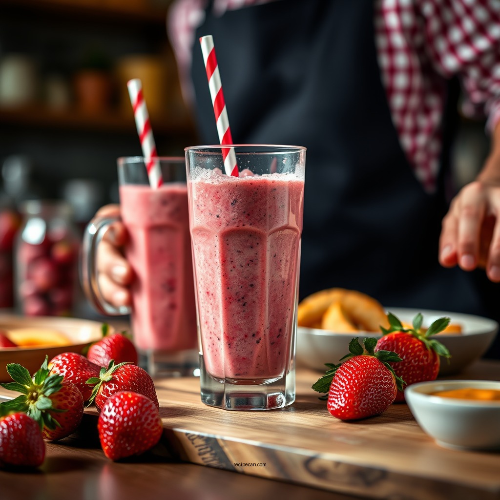 Preparation Steps - good strawberry smoothie recipe