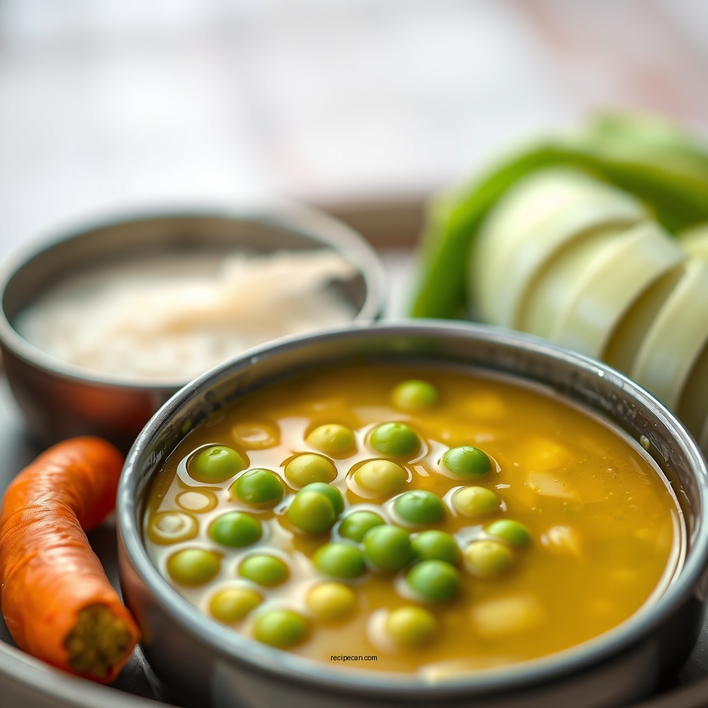 Ingredients Needed for Goya Pea Soup - goya pea soup recipe