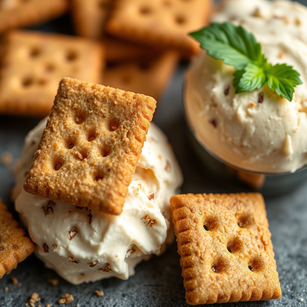 Incorporate the Graham Crackers - graham cracker ice cream recipe